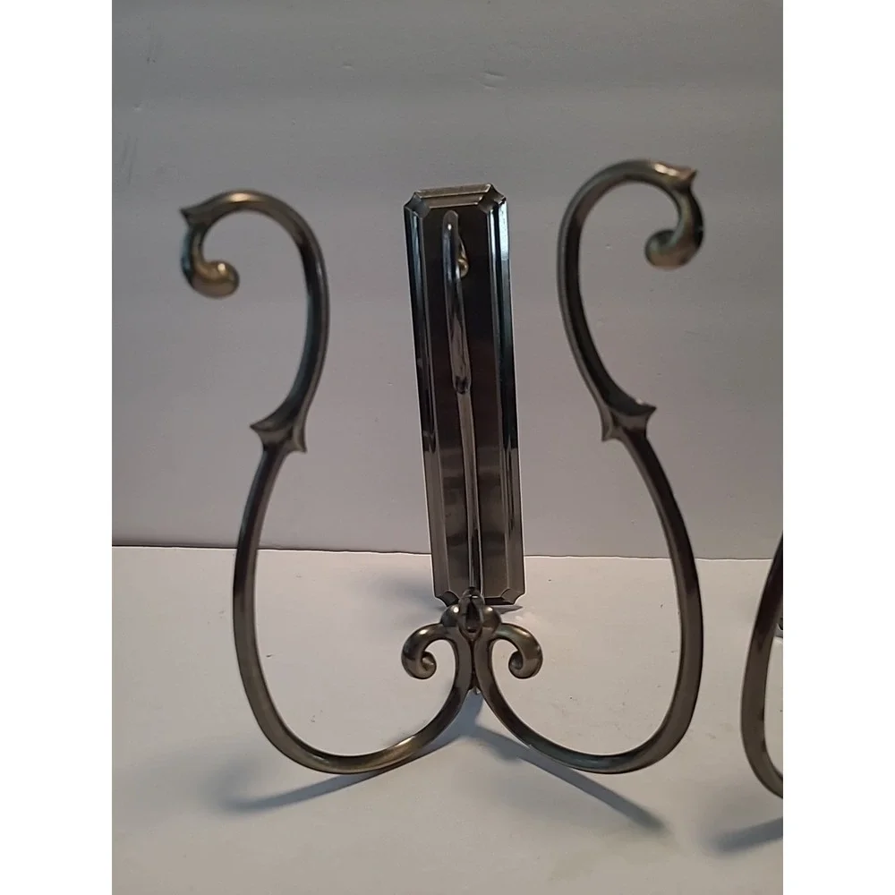 PartyLite Soliloquy‎ Scrolled Antique Brass 8.6" 2 Wall Sconces Retired P7773B - Picture 2 of 12
